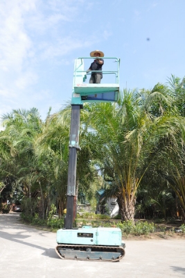 ขายรถกระเช้า AICHI ไฟฟ้า สูง4เมตร รับน้ำหนักได้200โล สวยเดิมจากญี่ปุ่นยังไม่เคยใช้ในไทย 48,000เท่านั้น