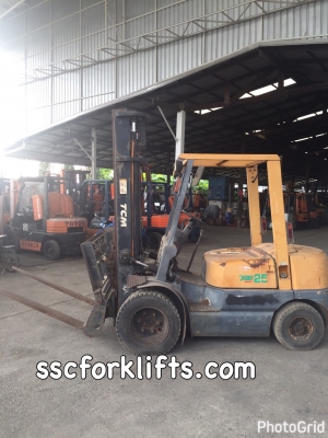 รถยก TCM FD25Z5 (งาฮิ้งเท)เสาสูง 4 ม. นำเข้าจากญี่ปุ่น