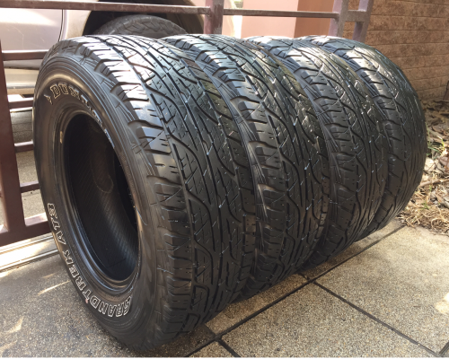 ยาง All Dunlop 245 70 16 กลางปี14 ดอกเยอะ พร้อมใช้งาน ราคาไม่แพง