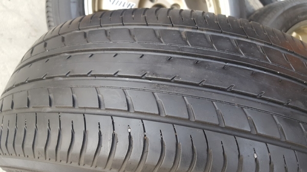 ล้อมือ2 TE37ขอบ15 4 รู100 พร้อมยางปี14 4 ล้อ