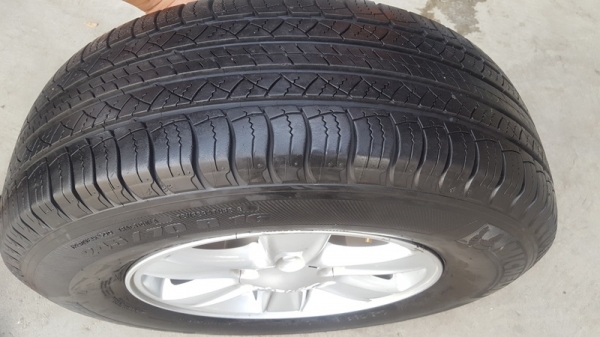 ขายล้อISUZU All 16 ยาง245/70/16 ปี 13 4 ล้อ