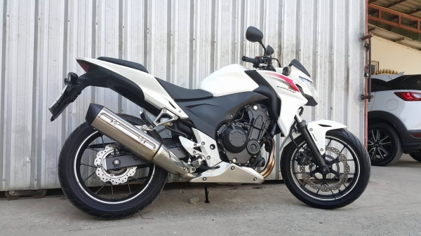 Cb500f 2014 ผ่อนได้ สีขาวหายากสภาพสดเดิมๆแท้ไม่บิ้ว Cb500f 2014 ผ่อนได้ สีขาวหายากสภาพสดเดิมๆแท้ไม่บิ้ว