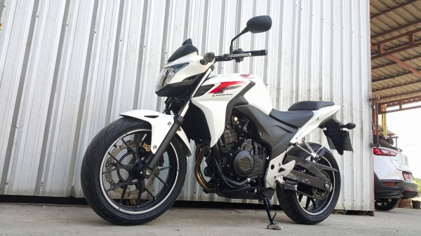 Cb500f 2014 ผ่อนได้ สีขาวหายากสภาพสดเดิมๆแท้ไม่บิ้ว