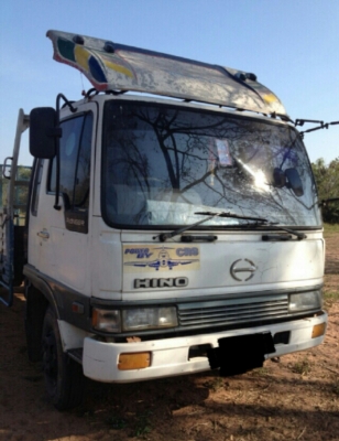 หกล้อ ฮีโน่ FD2H HO7C185โบว์,อินเตอร์ กะบะประตูท้าย.หางผับไฮโลริส สภาพดีสวยพร้อมใช้งาน ทะเบียนพร้อมโ