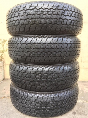 ขายยาง BRIDGESTONE DUELER H/T 840 255-70-15 ปี15 ดอกหนาจัด สภาพน้องๆยางใหม่ ตุ่มหน้ายางอยู่ลางๆ ไม่มีตำหนิ ชุดละ 9,900 บาท