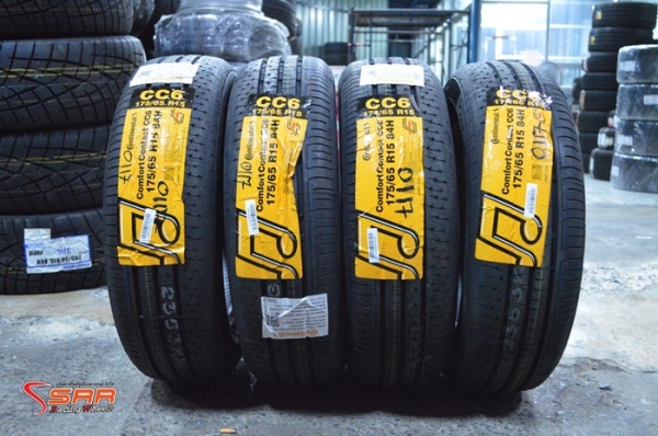 CONTINENTAL CC6 175/65R15 ปี17 เส้นละ 2,500 บาท
