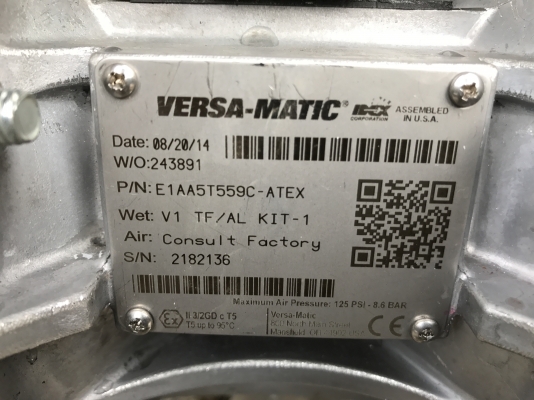 ขายปั้มไดอะแฟรม Versa-matic made in USA โครงสร้างสแตนเลส ขนาด 1นิ้ว สภาพสวยมาก พร้อมใช้งานมี 3ตัวครับ ขายปั้มไดอะแฟรม Versa-matic made in USA โครงสร้างสแตนเลส ขนาด 1นิ้ว สภาพสวยมาก พร้อมใช้งานมี 3ตัวครับ