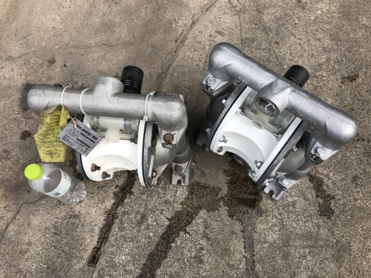 ขายปั้มไดอะแฟรม Versa-matic made in USA โครงสร้างสแตนเลส ขนาด 1นิ้ว สภาพสวยมาก พร้อมใช้งานมี 2ตัวครับ