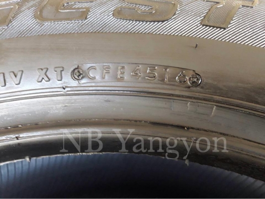 ยางบริสโตน 265-60-18 ปลายปี16 ถอดป้ายแดง