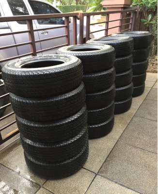ยาง Bridgestone 245 70 16 ปี16 ดอกเต็ม เนื้อนิ่มๆ ใช้ยาว ราคาไม่แพง ยาง Bridgestone 245 70 16 ปี16 ดอกเต็ม เนื้อนิ่มๆ ใช้ยาว ราคาไม่แพง