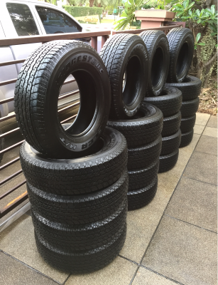 ยาง Bridgestone 245 70 16 ปี16 ดอกเต็ม เนื้อนิ่มๆ ใช้ยาว ราคาไม่แพง ยาง Bridgestone 245 70 16 ปี16 ดอกเต็ม เนื้อนิ่มๆ ใช้ยาว ราคาไม่แพง