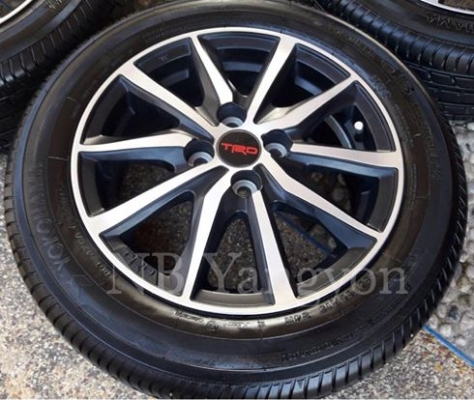 ล้อ Vios TRD ขอบ15 พร้อมยาง 185-60-15 ปี15