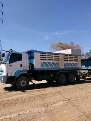 ขาย 2,690,000 ISUZU 360 ปี.55 22 ล้อ แม่ดั้ม-ลูกดั้ม 3 คาน สามมิตรลอนเฉียง วิ่ง 28x,xxx กม รถอยู่ จ.