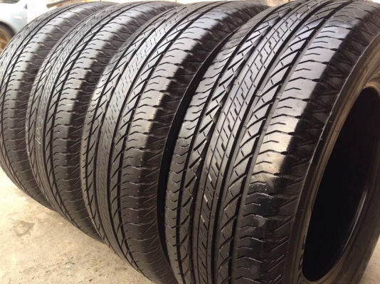 ยาง Bridgstone ep850 265-65-17 ปี 16 ครบชุด 4 เส้น 8000  สภาพสวยๆไม่บวมไม่กินข้าง ดอกยางเหลือเยอะเอาไปวิ่งกันใด้อีกยาวค่ะ