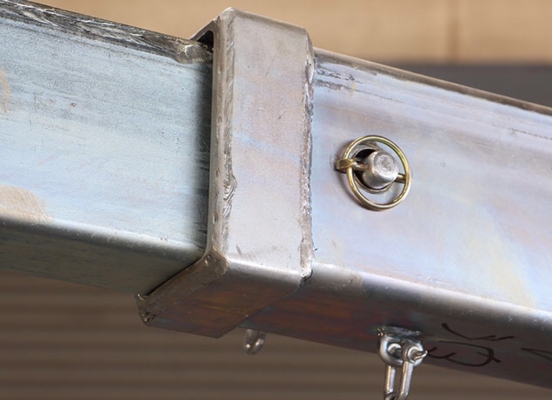 ชุดยกงาเดี่ยว 2 ตัน ไสลด์-ยืดหด แบบเสาอากาศ ทำจากวัสดุเหล็กหนาแข็งแรง ชุปซิงค์ กันสนิม พร้อมตะขออย่างดี ราคา 24,900 บาท