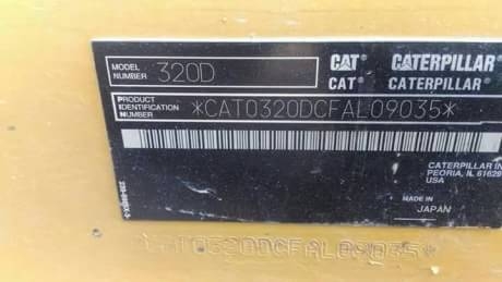 CAT 320D CAT 320D