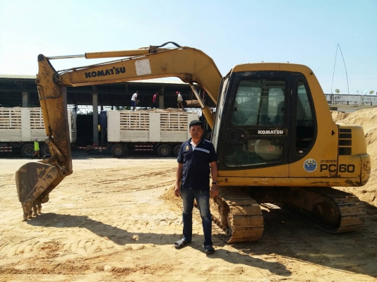 ขายรถแบคโฮ KOMATSU PC60-7 เอกสารอินวอย ระบบไฟเต็ม ราคา 550000 ขายรถแบคโฮ KOMATSU PC60-7 เอกสารอินวอย ระบบไฟเต็ม ราคา 550000