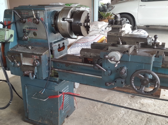 เครื่องกลึง เชนเย่ ไต้หวัน 6 ฟุต 2 เพลา เกียร์บล็อก พร้อมใช้งาน ด่วนๆๆ 67,000