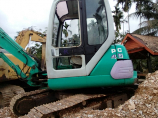 ขายรถแบคโฮ KOMATSU PC45-1 เอกสารอินวอย ระบบไฟเต็ม ราคา 450000