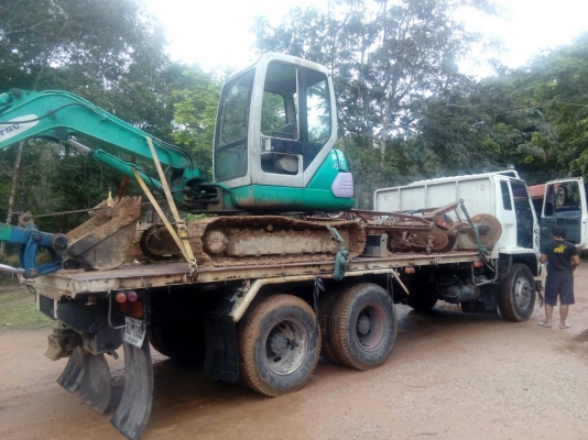 ขายรถแบคโฮ KOMATSU PC45-1 เอกสารอินวอย ระบบไฟเต็ม ราคา 450000