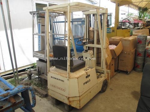 ราคาพิเศษ!! เพียง48,000 บาท รถยกไฟฟ้า KOMATSU FB03 รหัสสินค้า : 14001966 www.nihonmono.com
