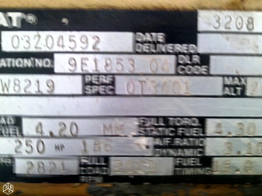 ขายเครื่อง caterpillard 3208 นำเข้าจากยุโรป