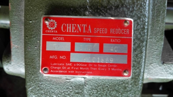 ** ของใหม่100\% ** วอร์มเกียร์ทด CHENTA เบอร์ 100 ใช้กับมอเตอร์ 3-5 HP ทด 1:10/20/30/40/50/60 ** ของใหม่100\% ** วอร์มเกียร์ทด CHENTA เบอร์ 100 ใช้กับมอเตอร์ 3-5 HP ทด 1:10/20/30/40/50/60