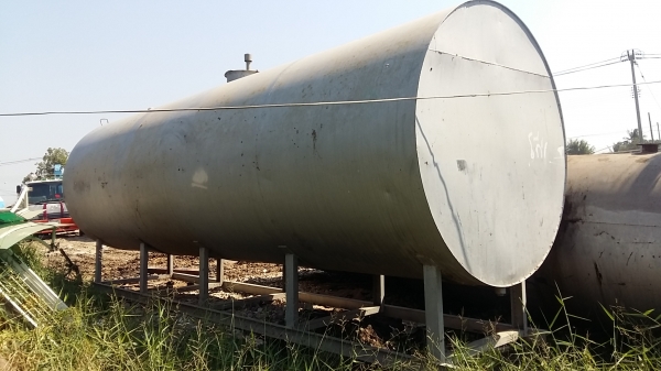 ขายถังน้ำมัน มือสอง 18000ลิตร หนา 4มิล กว้าง 1.94ม.ยาว 6.14ม. พร้อมทาสีล้างข้างในใหเสร็จค่ะ 75000 บาท