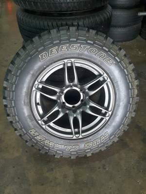 ล้ออะไหล่ MR2 + Deestone MT 265-70-17 ปี12