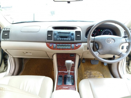 toyota camry 2.4g สีทอง ปี2002 รถมือเดียวไม่เคยติดแก๊ส