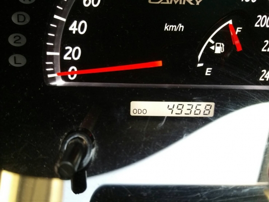 toyota camry 2.4g สีทอง ปี2002 รถมือเดียวไม่เคยติดแก๊ส