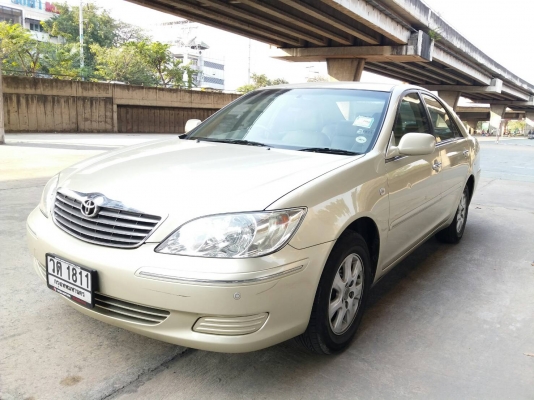 toyota camry 2.4g สีทอง ปี2002 รถมือเดียวไม่เคยติดแก๊ส
