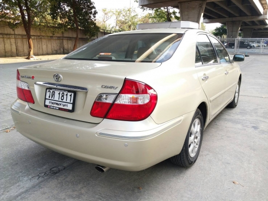 toyota camry 2.4g สีทอง ปี2002 รถมือเดียวไม่เคยติดแก๊ส