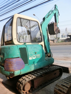 รถขุด KOMATSU PC20-7 เก่านอกญี่ปุ่น มีเอกสาร เครื่องสวย ระบบแรง