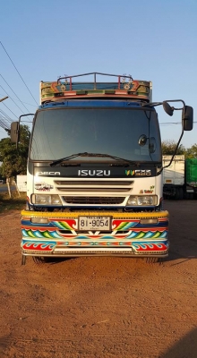 พ่วง 22 ล้อ ISUZU FXZ 320 แรง EURO2 MAXLOAD ปี 52 กระบะเหล็กคอกเกษตร ดั๊มพ์ อู่ สหกิจ ราคา 2.1 ล้านต