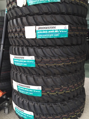 ยาง Mud-Terrain Bridgestone Dueler 30นิ้ว-31นิ้ว ขอบ15 ยาง Mud-Terrain Bridgestone Dueler 30นิ้ว-31นิ้ว ขอบ15