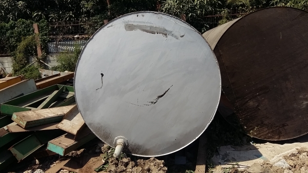 ขาย ถังน้ำมัน 12000 ลิตร หนา 5มิล กว้าง 1.56ม. ยาว 6.40ม. มี2ใบแฝดกันมา