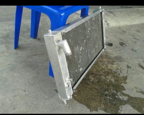 หม้อน้ำอลูมิเนียม 3 ช่องความสูง 14 นิ้วยาว 30 นิ้ว