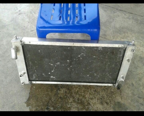 หม้อน้ำอลูมิเนียม 3 ช่องความสูง 14 นิ้วยาว 30 นิ้ว