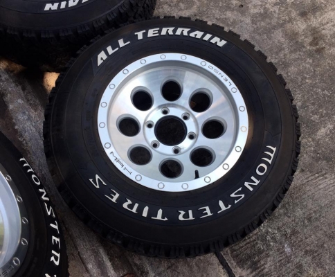 ล้อLenso หยดน้ำMax1 ยางMonsterTires ALL-Terrain 265/70/16 ยางปี16