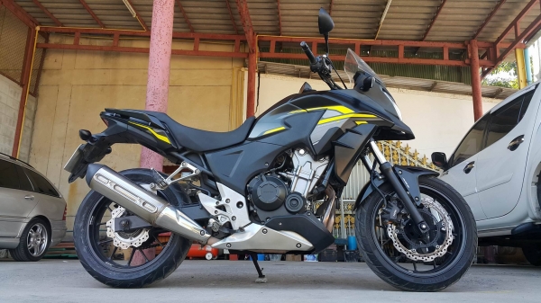 CB500x 2015 เหลืองดำด้านเข้มดุ สวยไม่ล้มชนแปะ พร้อมใช้รอยน้อยครับ