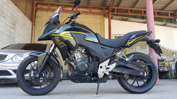 CB500x 2015 เหลืองดำด้านเข้มดุ สวยไม่ล้มชนแปะ พร้อมใช้รอยน้อยครับ
