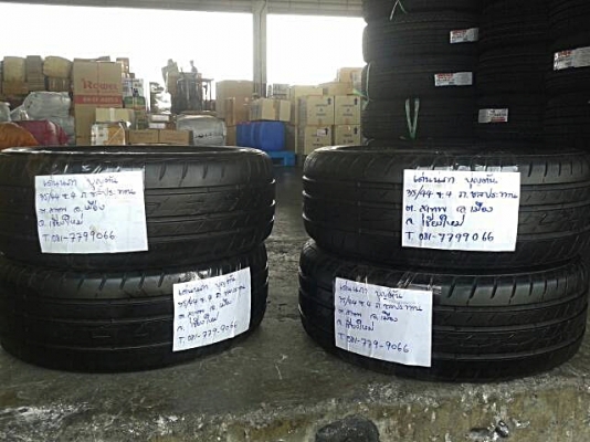 ยาง17 บริดสโตน 215-55-17ลงปลายปี14 ดอกหนา 8มิล