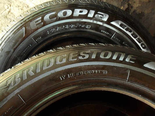 ยาง16 กระบะ-รถตู้ บริดสโตน 215-65-16 ลงพื้นปลายปี15 ดอกเกือบ1เซ็น (4เส้น 3,800)