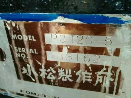 KOMATSU PC120-5 KOMATSU PC120-5