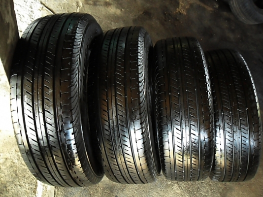 ยางกระบะ-รถตู้ ขอบ16 บริดสโตน 215-65-16ลงพื้นปี14 ดอกหนา1เซ็น