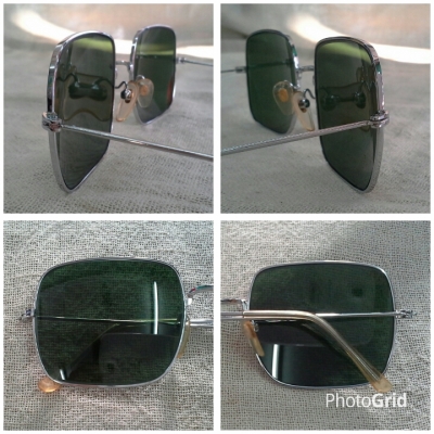 แว่นตาวินเทจ &#039;ราชสีห์เงิน&#039; ยุค &#039;70s Vintage French Aviator Probably Handmade in Franc
