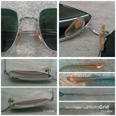 แว่นตาวินเทจ &#039;ราชสีห์เงิน&#039; ยุค &#039;70s Vintage French Aviator Probably Handmade in Franc