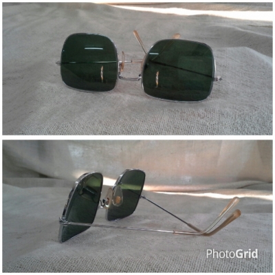แว่นตาวินเทจ &#039;ราชสีห์เงิน&#039; ยุค &#039;70s Vintage French Aviator Probably Handmade in Franc