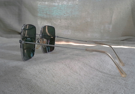 แว่นตาวินเทจ &#039;ราชสีห์เงิน&#039; ยุค &#039;70s Vintage French Aviator Probably Handmade in Franc